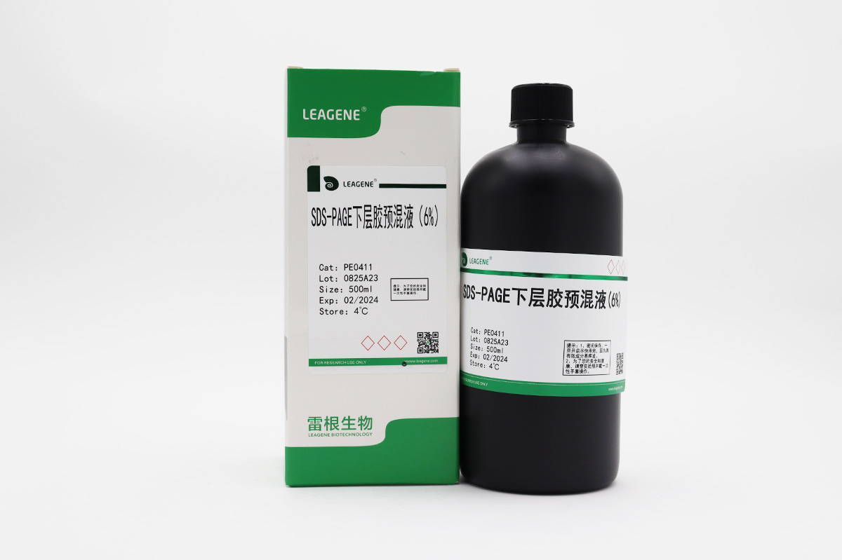SDS-PAGE下層膠預混液(6%)